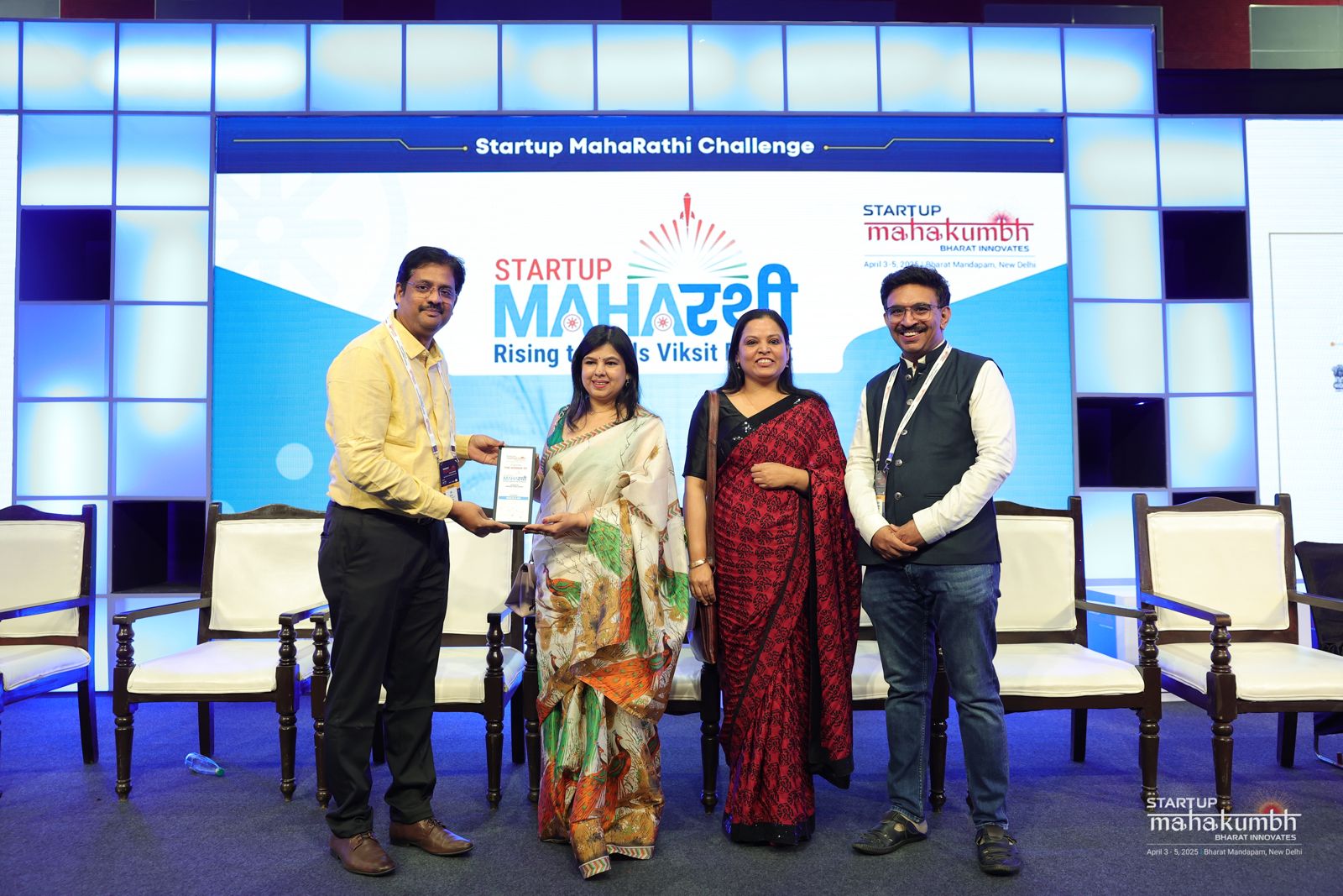 Easiofy recognized at the Startup MahaRathi Challenge 2025